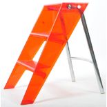 MERA FOR KARTELL ECO DESIGN UPPER STEP LADDER IN RED