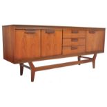 BEAUTILITY MID CENTURY TEAK WOOD SIDEBOARD CREDENZA