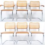 BELIEVED MARCEL BREUER CESCA SET OF DINING CHAIRS