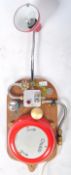 20TH CENTURY STEAMPUNK FIRE ALARM INTERIOR WALL MOUNTED LIGHT