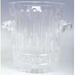 LARGE AND IMPRESSIVE CUT GLASS ICE BUCKET