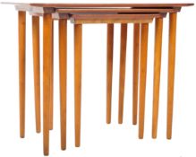 SET OF THREE SCANDINAVIAN TEAK WOOD NEST OF TABLES