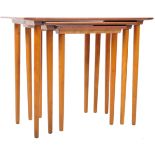 SET OF THREE SCANDINAVIAN TEAK WOOD NEST OF TABLES