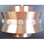 RETRO DANISH LAKRO STYLE COPPER CEILING LIGHT