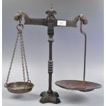 SET OF VICTORIAN ANTIQUE WEIGHING SCALES