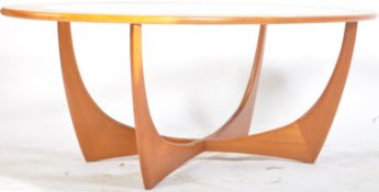 G PLAN FRESCO / ASTRO TEAK AND GLASS COFFEE TABLE