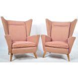 G-PLAN BRANDON RANGE MATCHING PAIR OF WINGBACK ARMCHAIRS