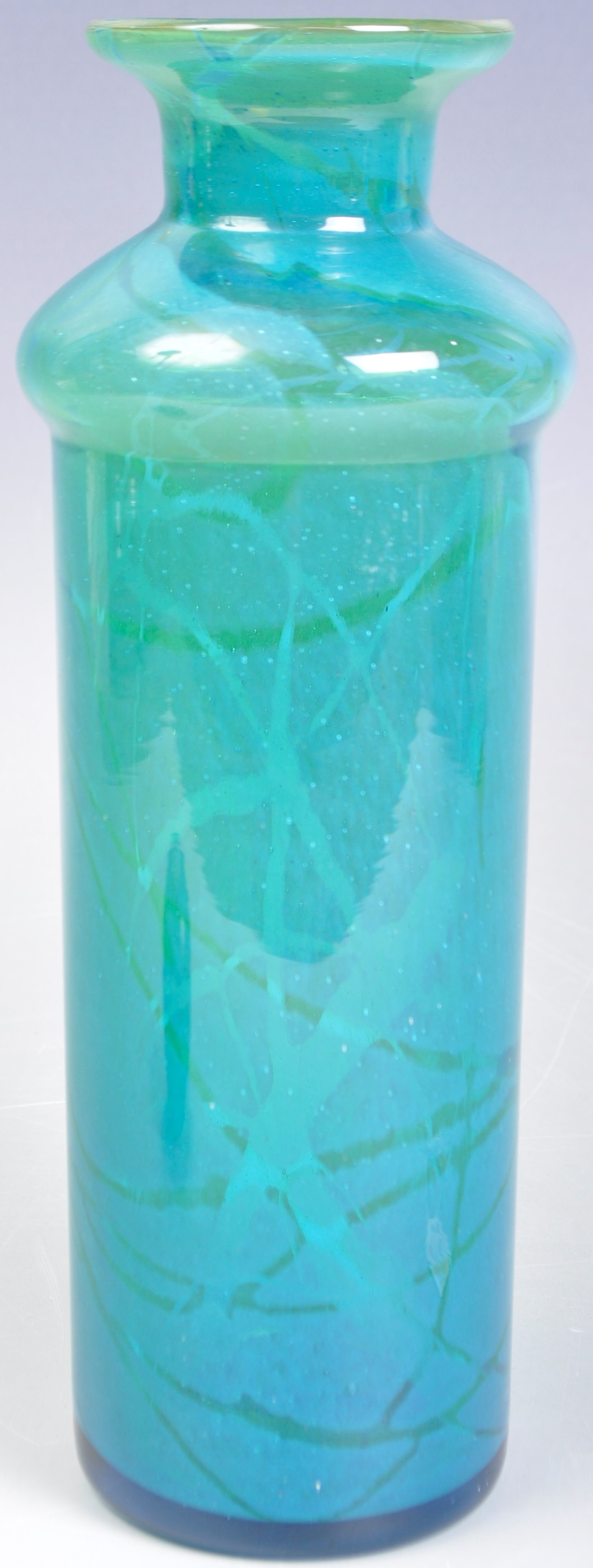 AFTER MICHAEL HARRIS MDINA RETRO GLASS BOTTLE VASE - Image 4 of 4