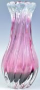 BELIEVED ARCHIMEDE SEGUSO FOR MURNO PINK VASE