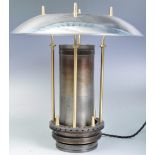 20TH CENTURY LAMP MADE FROM PART OF A TORNADO JET FIGHTER