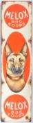 MELOX DOG FOOD - IMPRESSION OF AN ENAMEL SIGN