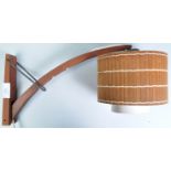 RETRO DANISH TEAK METAMORPHIC WALL LIGHT LAMP