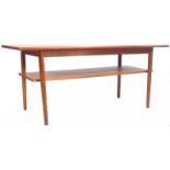 RETRO VINTAGE 1960'S TEAK WOOD COFFEE TABLE