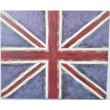 VINTAGE STYLE SHABBY CHIC HAND PAINTED UNION JACK