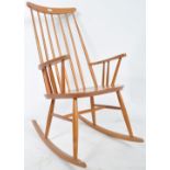 1950'S BEECH WOOD ROCKING CHAIR BY ILMARI TAPIOVAARA