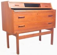 ARNE WAHL IVERSEN FOR VINDE MOBELFABRIK TEAK BUREAU WRITING DESK