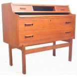 ARNE WAHL IVERSEN FOR VINDE MOBELFABRIK TEAK BUREAU WRITING DESK