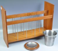 COLLECTION OF RETRO 1960'S TEAK WOOD ITEMS