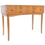 HEALS OF LONDON WALNUT WRITING TABLE DESK