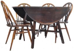 ERCOL MODEL 377 FLEUR DE LYS DINING SUITE