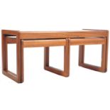 RETRO VINTAGE DANISH TEAK WOOD NESTING TABLES