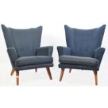 G-PLAN BRANDON RANGE MATCHING PAIR OF WINGBACK ARMCHAIRS