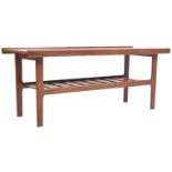 RETRO VINTAGE 1960'S TEAK WOOD COFFEE TABLE