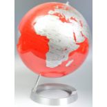 ATMOSPHERE GLOBE BY TOOLS OF DENMARK IN A RED AND SILVER COLOURWAY