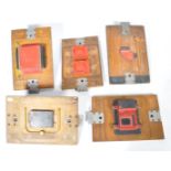 SET OF RETRO INDUSTRIAL FACTORY MOULDS