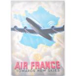 AIR FRANCE - CONTEMPORARY PRINT ON CANVAS