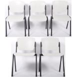 PROJECT - MODEL S8001 - SET OF OFFICE / DINING STACKING CHAIRS