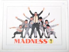 MADNESS 7 - ADVERTISING PROMOTIONAL MUSIC POSTER