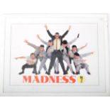 MADNESS 7 - ADVERTISING PROMOTIONAL MUSIC POSTER