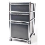 UPRIGHT PEDESTAL METAL FILING CABINET / OFFICE LOCKER