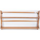 ERCOL GOLDEN DAWN MODEL 268 PLATE RACK / DISPLAY BOOKSHELF