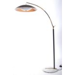 GOOD MID CENTURY RETRO UFO LAMP STANDARD RAISED ON