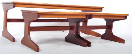 MID CENTURY TEAK NESTING TABLES BY PORTWOOD OF GLA