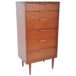 AUSTIN SUITE TEAK WOOD UPRIGHT CHEST OF SIX DRAWERS