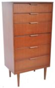AUSTIN SUITE TEAK WOOD UPRIGHT CHEST OF SIX DRAWERS