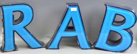 ADVERTISING POINT OF SALE LIGHT BOX LETTERS