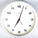 20TH SMITHS INDUSTRIES LTD WHITE WALL CLOCK