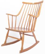 RARE SWEDISH RETRO GRADESSA ROCKING CHAIR BY L. LARSSON FOR NESTO