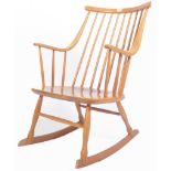 RARE SWEDISH RETRO GRADESSA ROCKING CHAIR BY L. LARSSON FOR NESTO