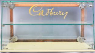 CADBURY CHOCOLATE GLASS CHOCOLATE SHOP DISPLAY CABINET