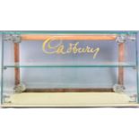 CADBURY CHOCOLATE GLASS CHOCOLATE SHOP DISPLAY CABINET