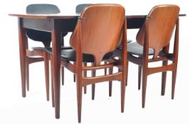 ELLIOTS OF NEWBURY TEAK WOOD DINING SUITE