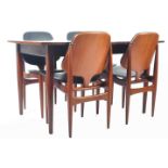 ELLIOTS OF NEWBURY TEAK WOOD DINING SUITE