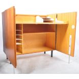 MID CENTURY TEAK METAMORPHIC DESK / BUREAU