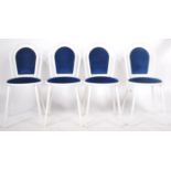 UNUSUAL SET OF BEN CHAIRS TUBULAR METAL CAFE CHAIRS