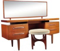 VICTOR B WILKINS FOR G-PLAN - FRESCO TEAK WRITING TABLE DESK